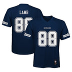 CeeDee Lamb Dallas Cowboys Youth Replica Player Jersey - Navy