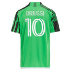 Sebastián Driussi Austin FC adidas Youth 2024 Las Voces Kit Replica Jersey - Green