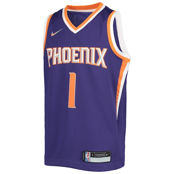 Devin Booker Phoenix Suns Nike Youth 2021/22 Diamond Swingman Jersey - Icon Edition - Purple