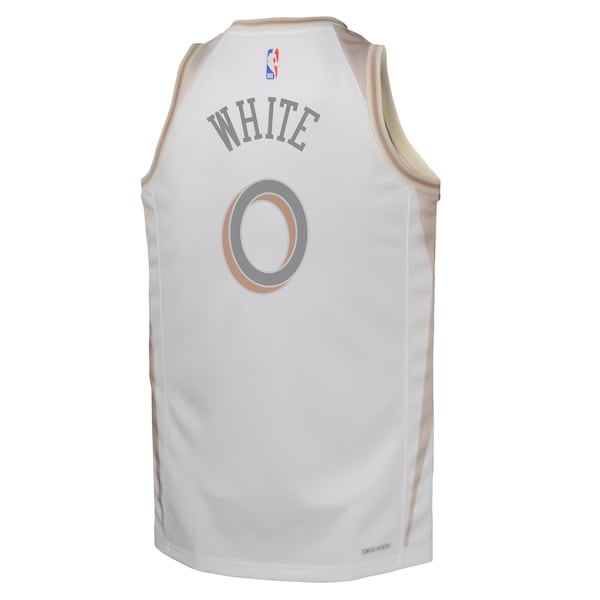 Coby White Chicago Bulls Nike Youth 2024/25 Swingman Player Jersey - City Edition - White