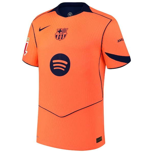 Frenkie de Jong Barcelona Nike 2025/26 Third Authentic Player Jersey - Orange