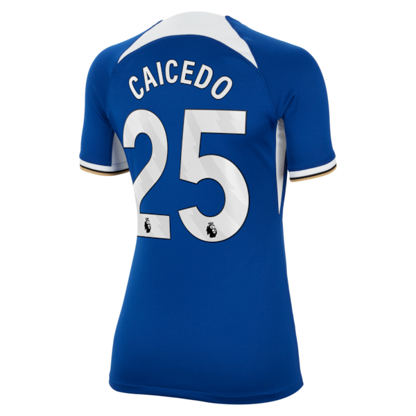 Moisés Caicedo Chelsea Nike Women's 2023/24 Home Stadium Replica Player Jersey - Blue/Navy