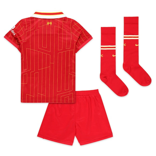 Liverpool Nike Preschool 2024/25 Home Replica Stadium Kit Set - Red