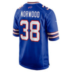 Tre Norwood Buffalo Bills Nike Team Game Jersey -  Royal