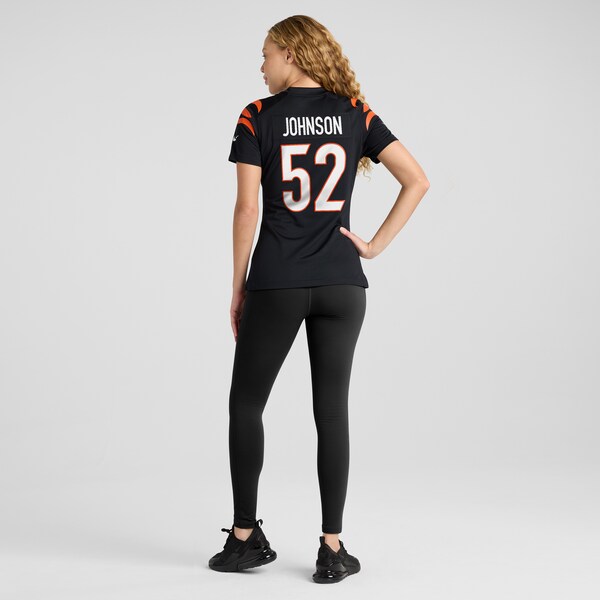 Cedric Johnson Cincinnati Bengals Nike Women's  Game Jersey -  Black