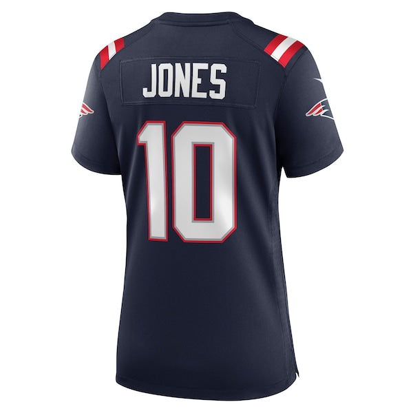 Mac Jones New England Patriots Nike Women's Player Jersey - Navy/White