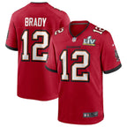 Tom Brady Tampa Bay Buccaneers Nike Super Bowl LV Bound Game Jersey - Red