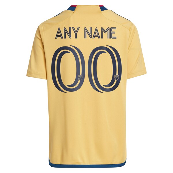 Real Salt Lake adidas Youth 2024 The Beehive State Kit Replica Custom Jersey - Gold