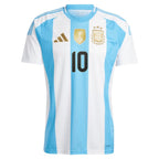 Lionel Messi Argentina National Team adidas 2024 Home Replica Player Jersey - White/Blue