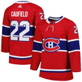Cole Caufield Montreal Canadiens adidas Home Primegreen Authentic Player Jersey - Red