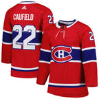 Cole Caufield Montreal Canadiens adidas Home Primegreen Authentic Player Jersey - Red