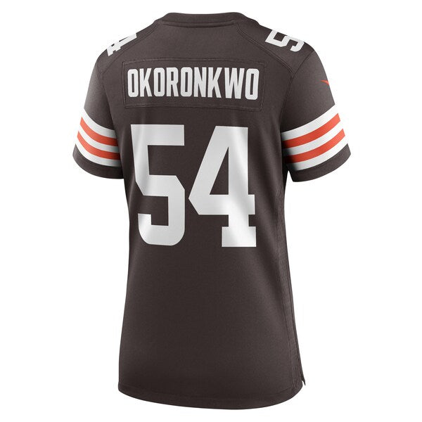 Ogbonnia Okoronkwo Cleveland Browns Nike Women's Game Player Jersey - Brown