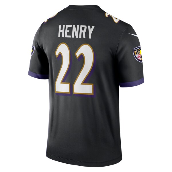 Derrick Henry Baltimore Ravens Nike Alternate Legend Jersey - Black/Purple