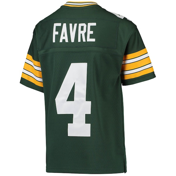 Brett Favre Green Bay Packers Youth 1996 Retired Player Legacy Jersey - Green
