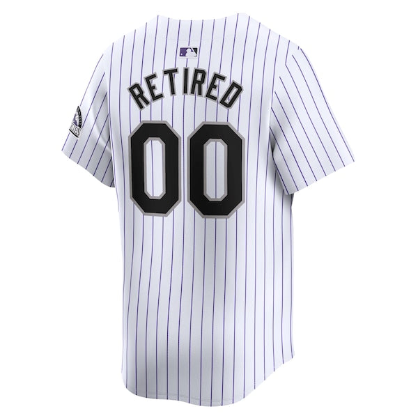 Colorado Rockies Nike Home Limited Pick-A-Player Retired Roster Jersey - White