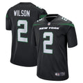 Zach Wilson New York Jets Nike Youth Game Jersey - Black/Green
