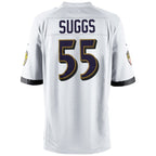Youth Baltimore Ravens Terrell Suggs Nike White Game Jersey