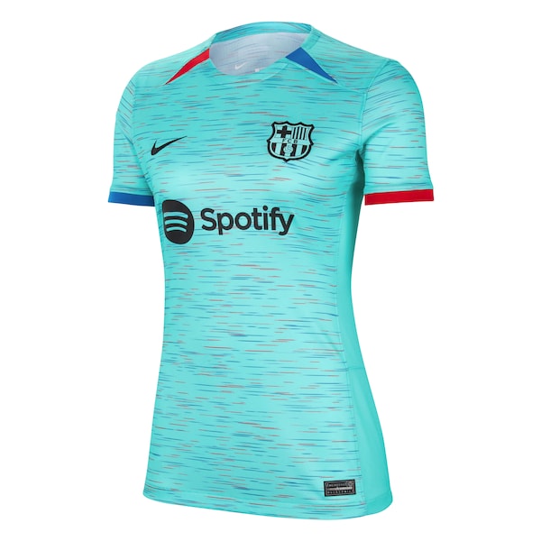 Ronald Araujo Barcelona Nike Women's 2023/24 Third Replica Jersey - Aqua