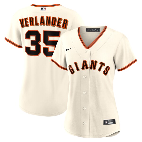 Justin Verlander San Francisco Giants Nike Women's Home Replica Jersey - Cream