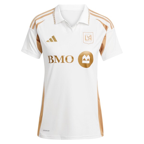 LAFC adidas Women's 2025 Secondary Replica Custom Jersey - White