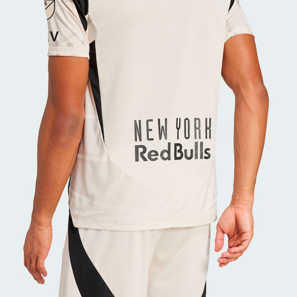 New York Red Bulls adidas 2025 Stone Kit Authentic Jersey - Tan