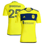 Walker Zimmerman Nashville SC adidas 2024 The 615 Kit Replica Player Jersey - Yellow