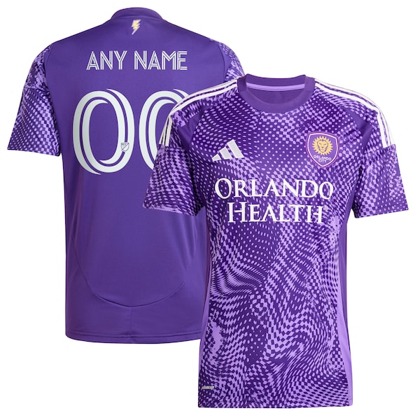 Orlando City SC adidas 2025 Perfect Storm Replica Custom Jersey - Purple