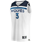 Jaden McDaniels Minnesota Timberwolves  Youth Fast Break Replica Player Jersey - Association Edition - White