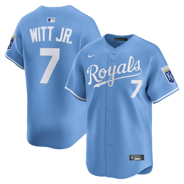 Bobby Witt Jr. Kansas City Royals Nike Alternate Limited Player Jersey - Light Blue
