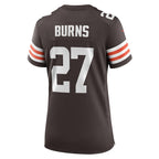 Lorenzo Burns Cleveland Browns Nike Women's Team Game Jersey -  Brown