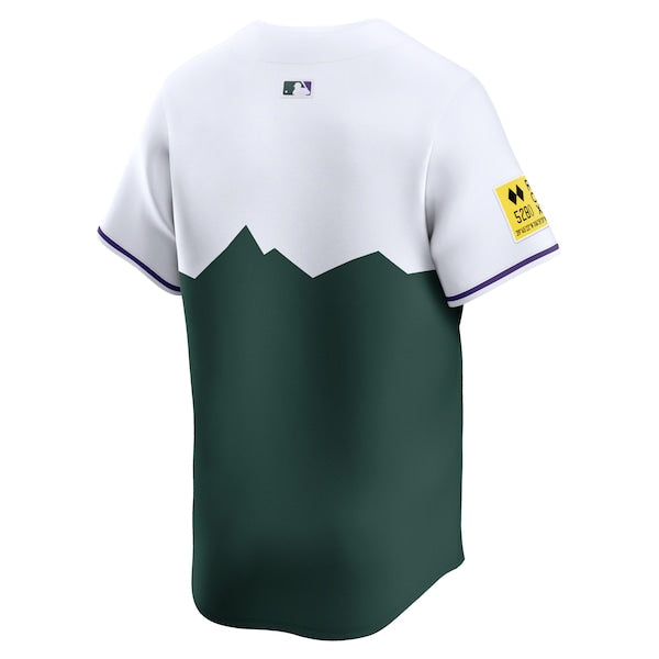 Colorado Rockies Nike City Connect Limited Custom Jersey - Green