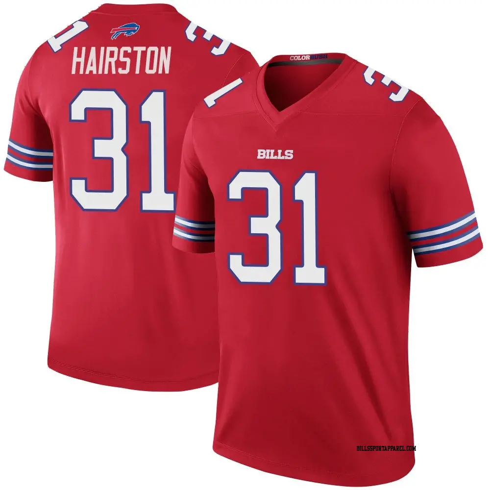 Maxwell Hairston Buffalo Bills Nike 2025 NFL Draft First Round Pick Game Jersey - Red