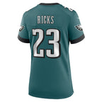 Eli Ricks Philadelphia Eagles Nike Women's Team Game Jersey - Midnight Green