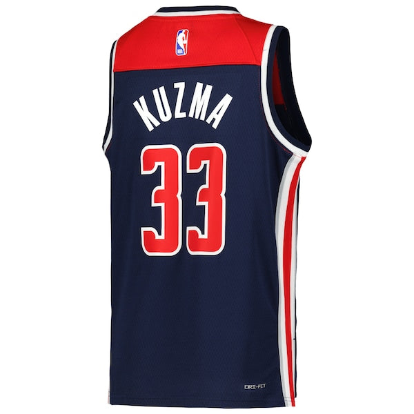 Kyle Kuzma Washington Wizards Jordan Brand Youth Swingman Jersey - Statement Edition - Navy