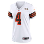 Deshaun Watson Cleveland Browns Nike Women's Player Jersey - White/Brown