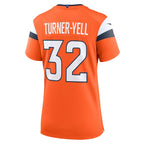 Delarrin Turner-Yell Denver Broncos Nike Women's Team Game Jersey -  Orange
