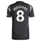 Martin Odegaard Arsenal adidas 2024/25 Away Authentic Player Jersey - Black