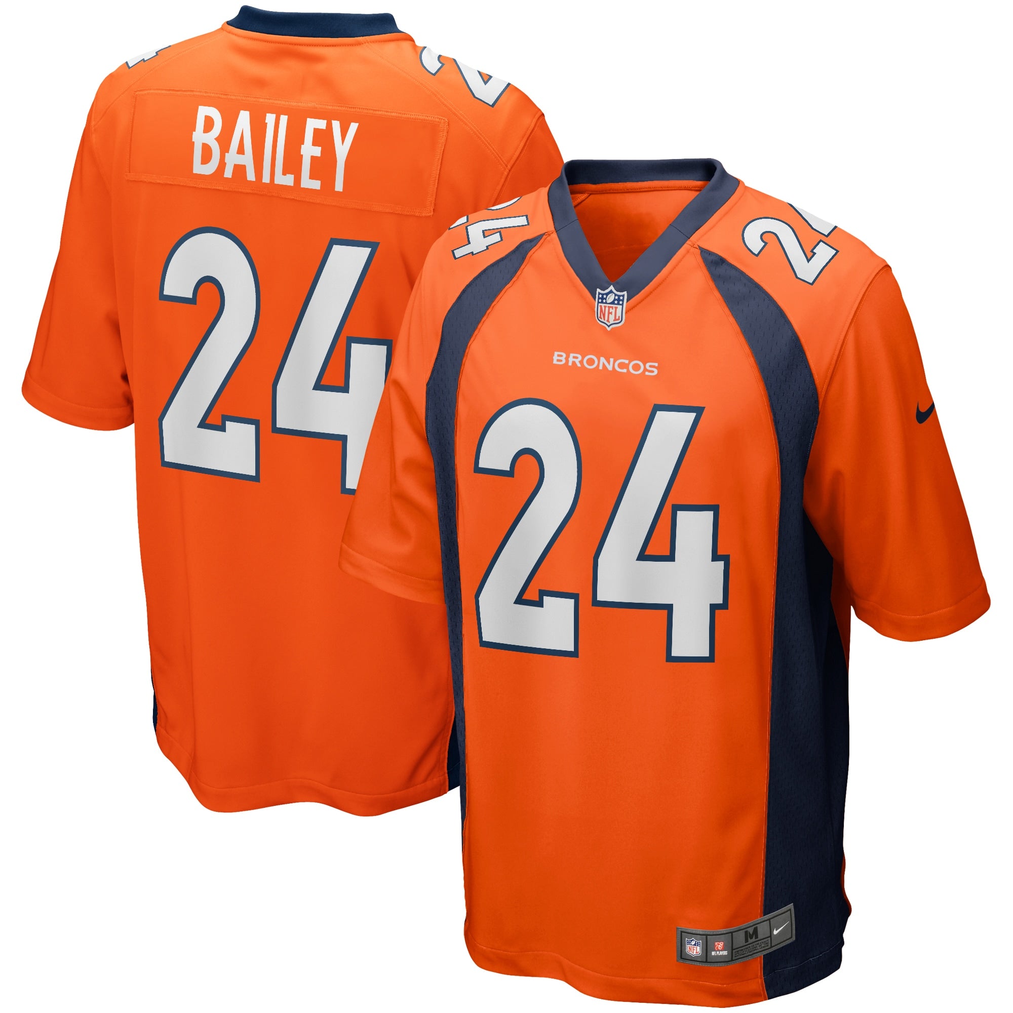 Champ Bailey Denver Broncos Nike Retired Player Jersey - Navy/Orange