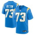 Mekhi Becton Los Angeles Chargers Nike Team Game Jersey -  Powder Blue
