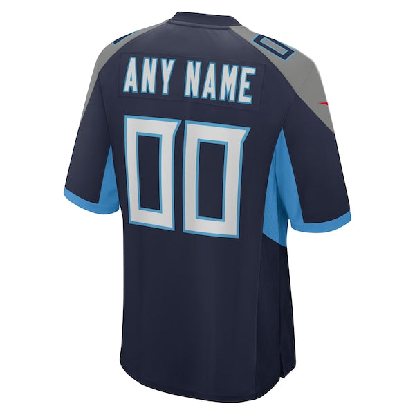 Tennessee Titans Nike Custom Jersey - Navy