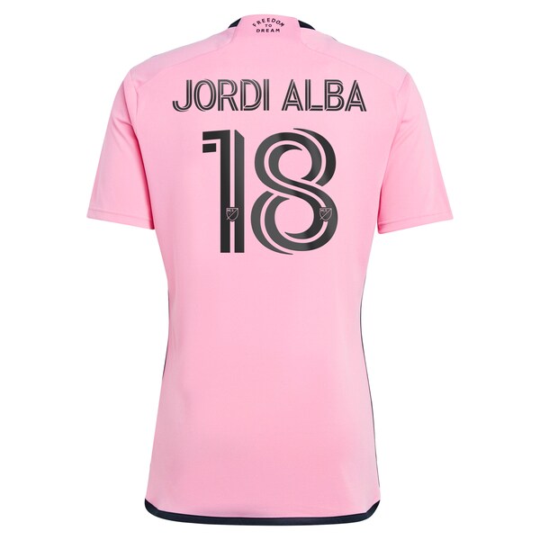 Jordi Alba Ramos Inter Miami CF adidas 2024 2getherness Replica Player Jersey - Pink