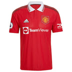 Manchester United adidas 2022/23 Home Authentic Blank Jersey - Red