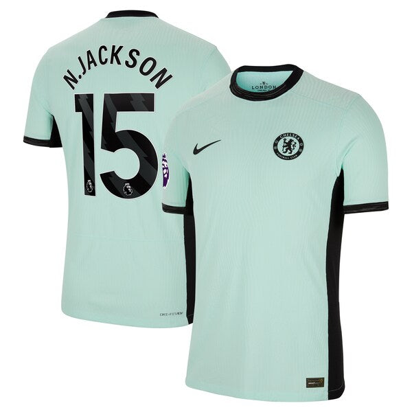 Nicolas Jackson Chelsea Nike 2023/24 Third Match Authentic Player Jersey - Mint