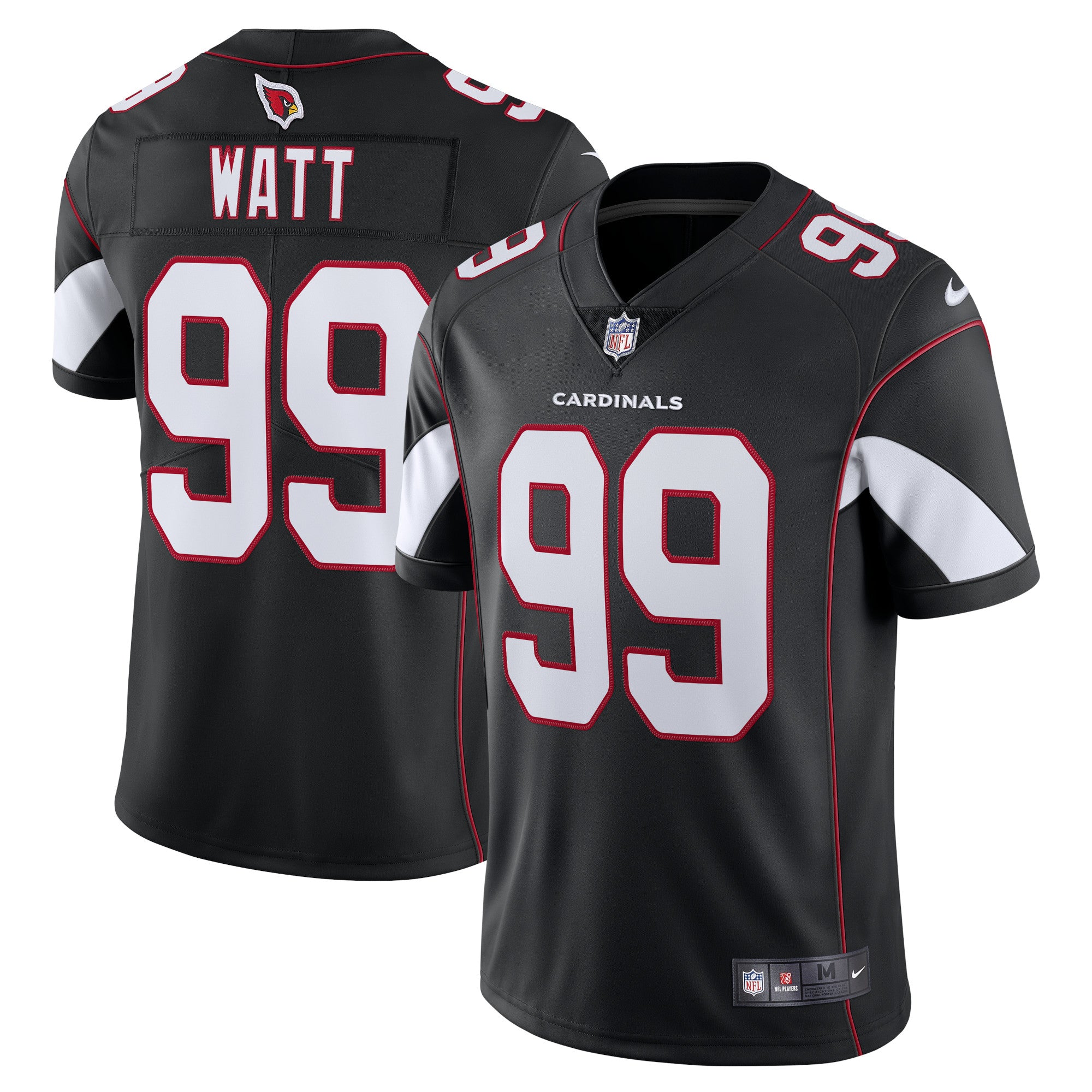 J.J. Watt Arizona Cardinals Nike Vapor Limited Jersey - Cardinal/Black