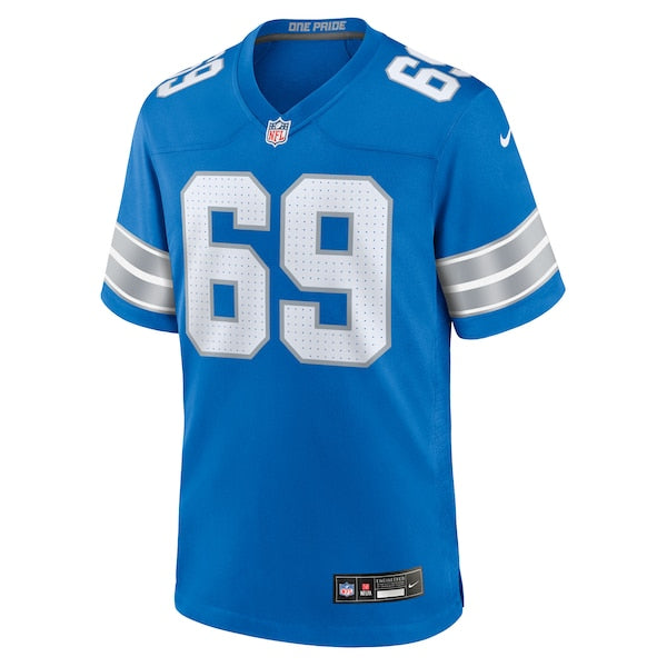 Al-Quadin Muhammad Detroit Lions Nike Team Game Jersey -  Blue