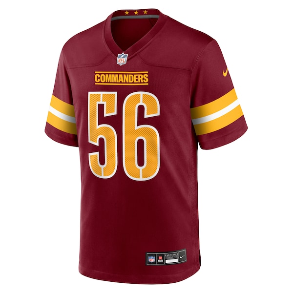 Kain Medrano Washington Commanders Nike Team Game Jersey -  Burgundy