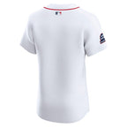 Boston Red Sox Nike Home Sponsor Patch Elite Jersey - White