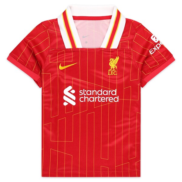 Liverpool Nike Preschool 2024/25 Home Replica Stadium Kit Set - Red