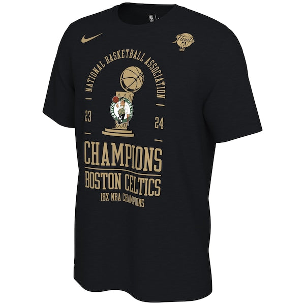 Boston Celtics Nike 18-Time NBA Finals Champions Locker Room T-Shirt - Black
