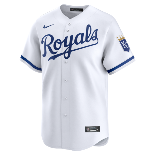 Kansas City Royals Nike Home Limited Jersey - White/Light Blue